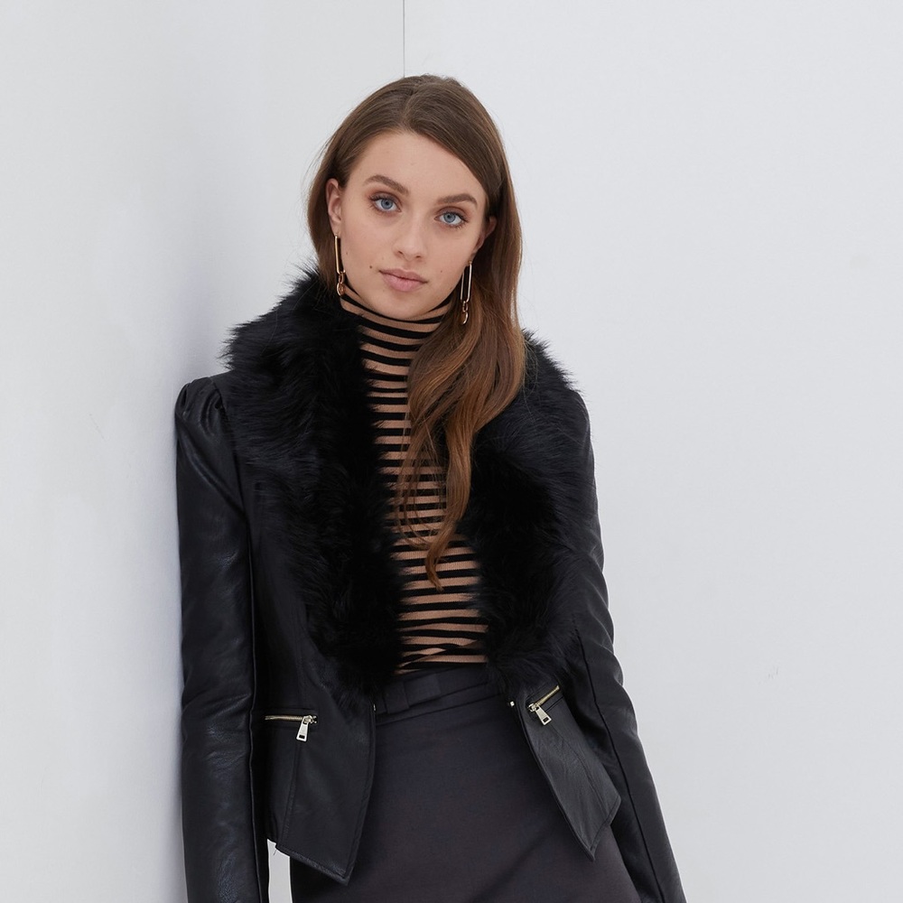 Bebe Fur Blazer